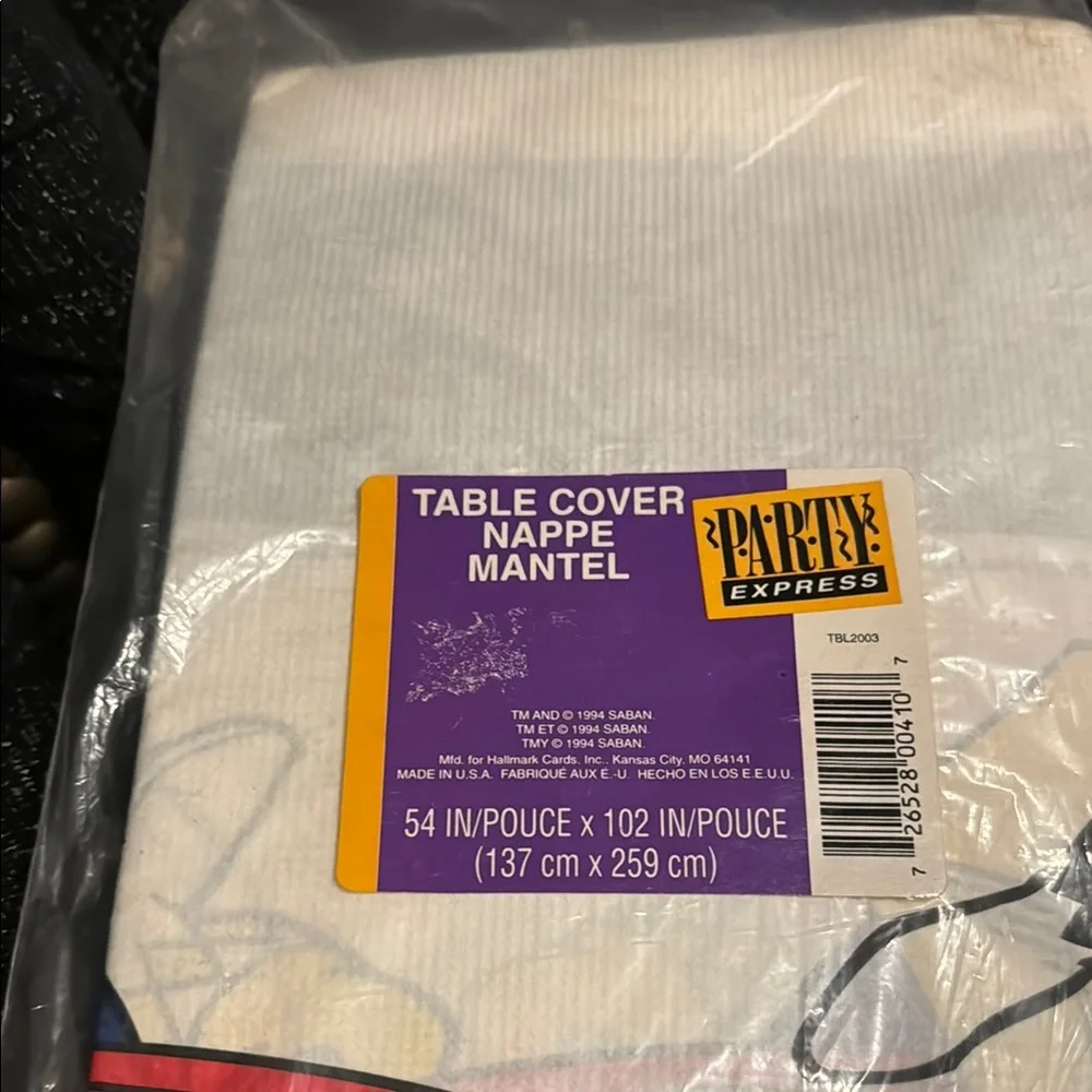 Power Rangers Table Cover - Picture 3 of 5